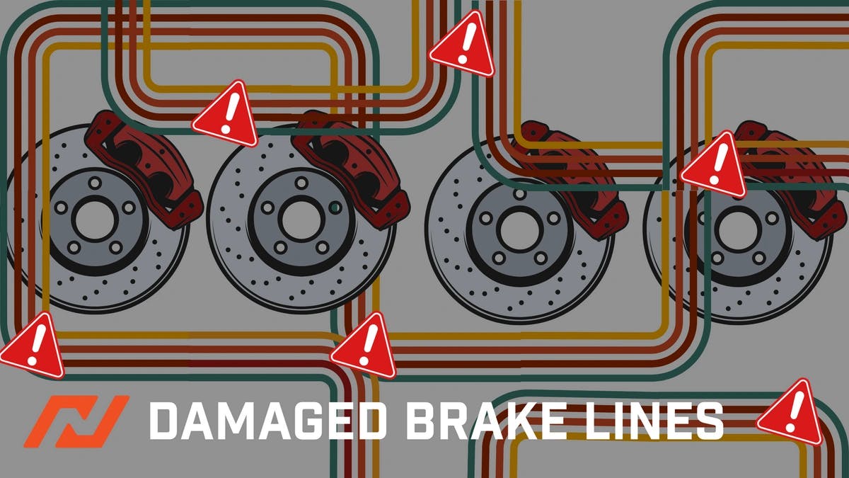 featured image thumbnail for post Damaged Brake Lines - How to Spot Symptoms of a Bad Brake Hose
